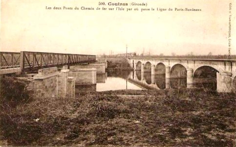 Coutras - ponts sur l'Isle