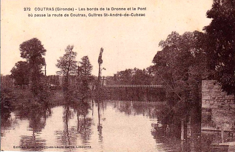 Coutras - pont sur la Dronne