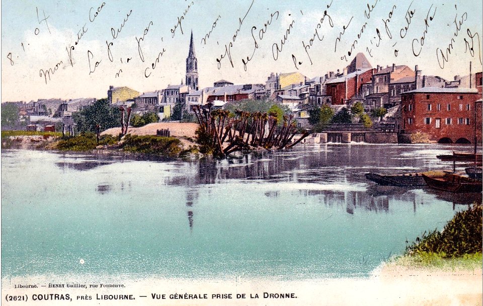 Coutras - vue générale 2