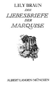 Cover Die Liebesbriefe der Marquise (Braun)