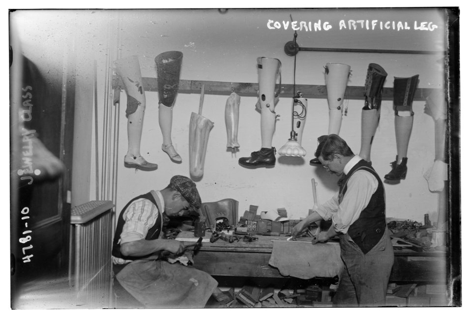 Covering artificial leg LCCN2014708161