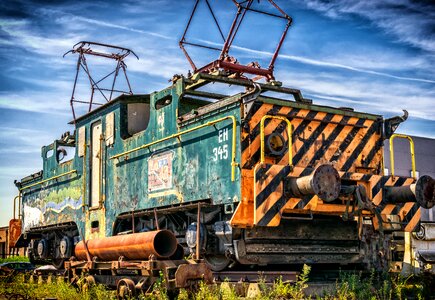 Railway rail traffic train