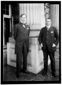 COX, JAMES MIDDLETON. REPRESENTATIVE FROM OHIO, 1909-1913, WITH GOVERNOR SULZER OF NEW YORK LCCN2016864117