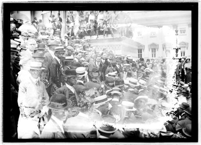 Coxey's army, 1914 on Capitol steps, (Washington, D.C.) LCCN2016850993