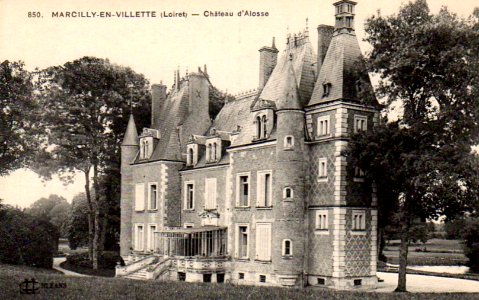 CP Château d'Alosse. Marcilly-en-Villette, Loiret, France photo