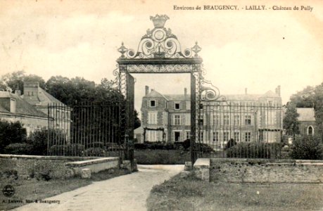 CP château de Pully, Lailly-en-Val, Loiret, France