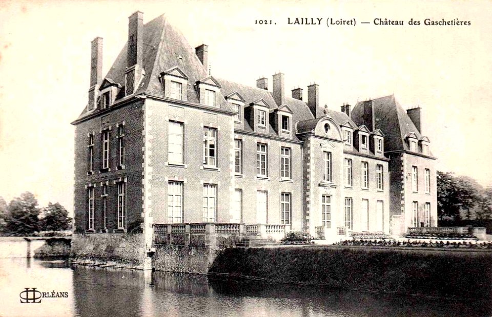 CP château des Gaschetières, Lailly-en-Val, Loiret, France