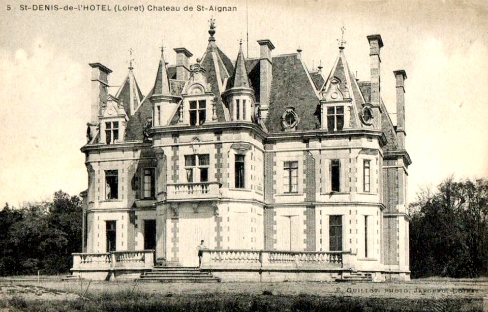 CP Château de Saint-Aignan, Saint-Denis-de-l'Hôtel, Loiret, France