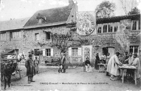 CP Crocq manufacture de peaux de lapin Chapal