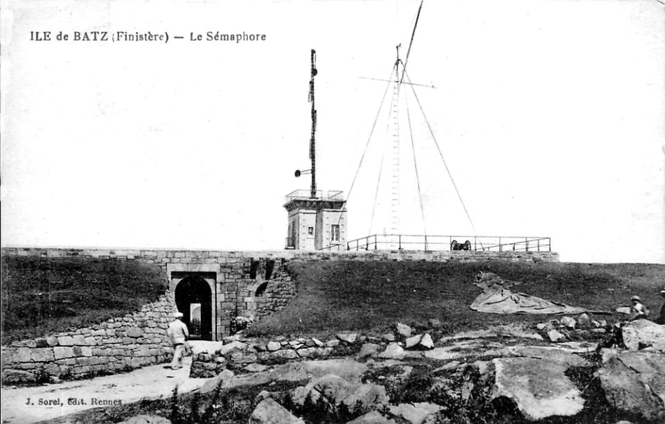 CP Ile de Batz Sémaphore Sorel 1910