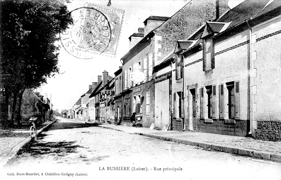 CP La Bussière rue principale