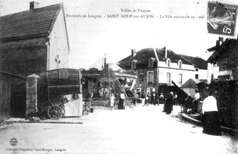 CP Saint-Loup-sur-Aujon La Fête patronale en 1906