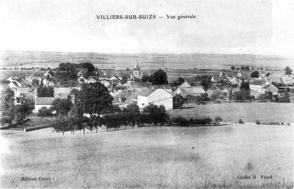 CP Villiers-sur-Suize Vue générale