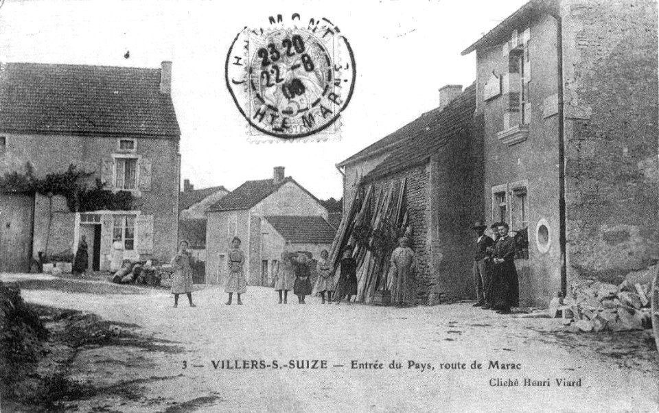 CP Villiers-sur-Suize Entrée du Pays, route de Marac