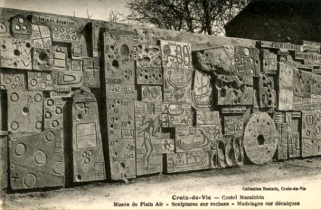 CPA Boutain Castel Maraichin musee empreinte