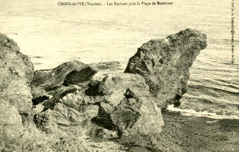 CPA Boutain rochers Boisvinet