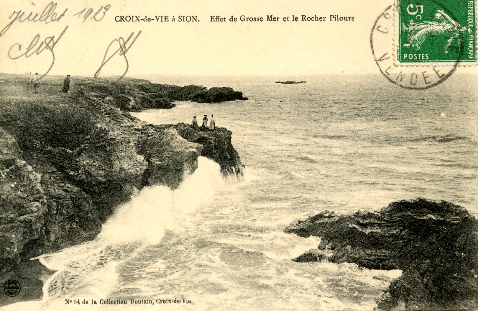 CPA Boutain rocher Pilours