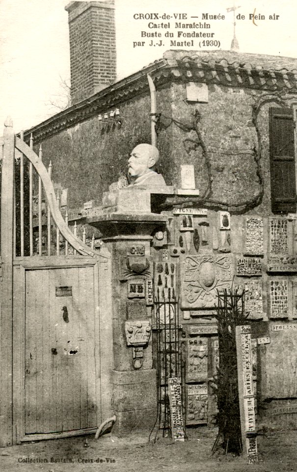 CPA Boutain Castel Maraichin portail