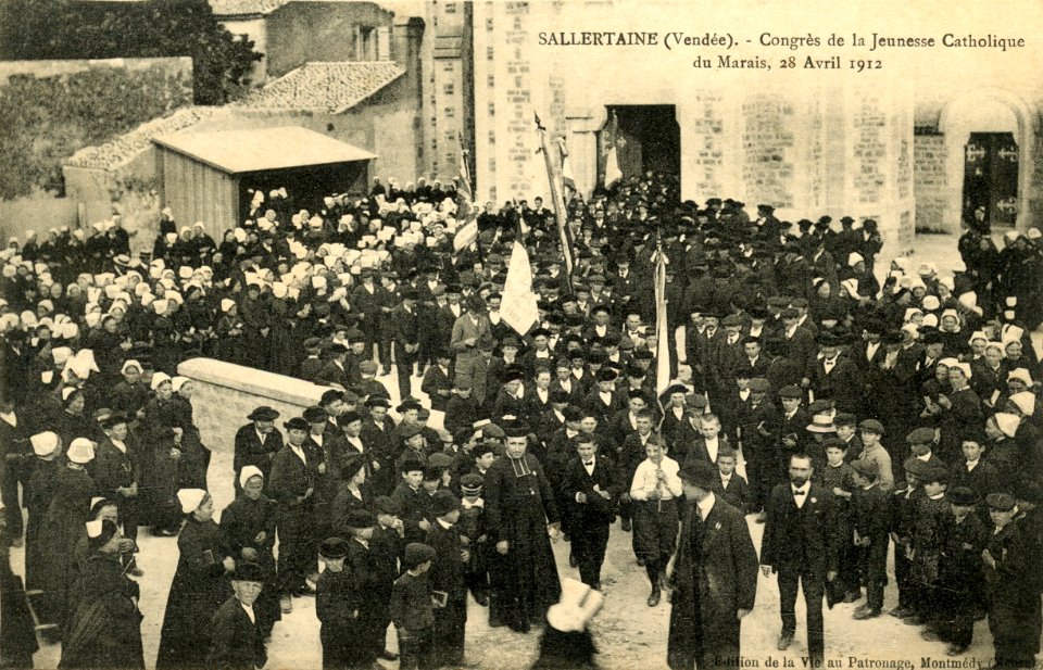 CPA Sallertaine Congres catholique