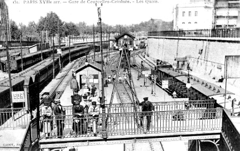 CPA-Gare de Courcelles-Ceinture