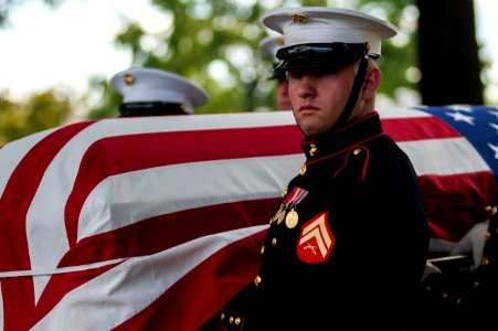 Cpl. Jerry Berning, body bearer from Marine Barracks Washington, D.C., (17455687910)