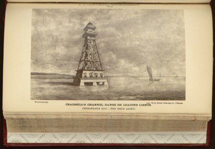 Craighill's channel range or leading lights, Chesapeake Bay-The high light LCCN2005691948 photo