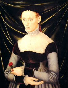 Woman with a Carnation, Lucas Cranach the Elder