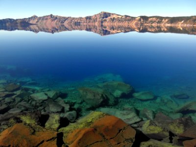 Crater Lake in Summer photo