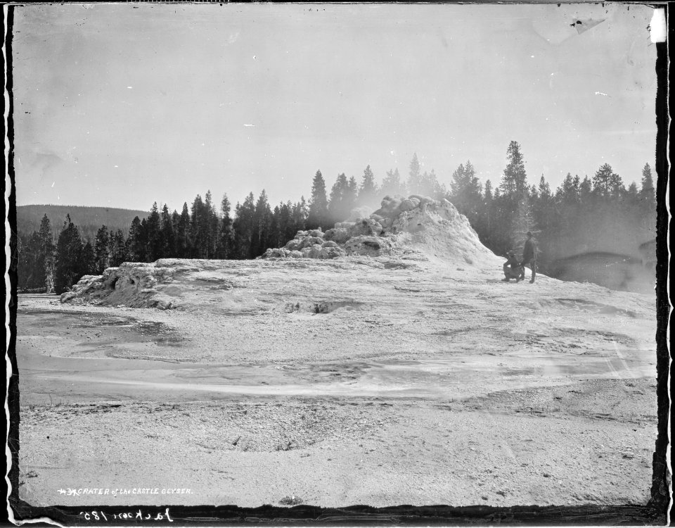 Crater of the Castle Geyser, Yellowstone - NARA - 516794