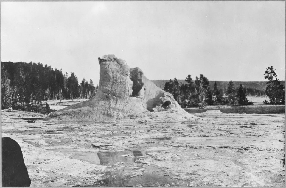 Crater of the Giant Geyser, Yellowstone - NARA - 516718