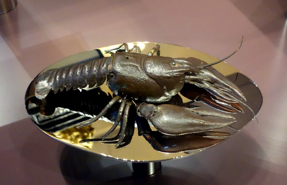 Crayfish automaton, probably Hans Schlottheim, Augsburg, 1589 - Mathematisch-Physikalischer Salon, Dresden - DSC07916