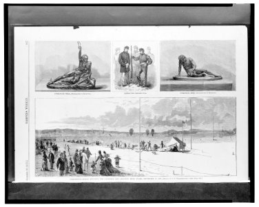 Creedmoor - match between the Canadian and amateur rifle teams, September 25, 1875 - drawn by I.P. Pranisknikoff. LCCN2004669984