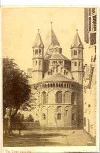 Creifelds, Theodor - Köln, St. Aposteln, Ostseite, um 1870 (uncropped)