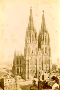 Creifelds, Theodor - Kölner Dom von Nordwesten, um 1881