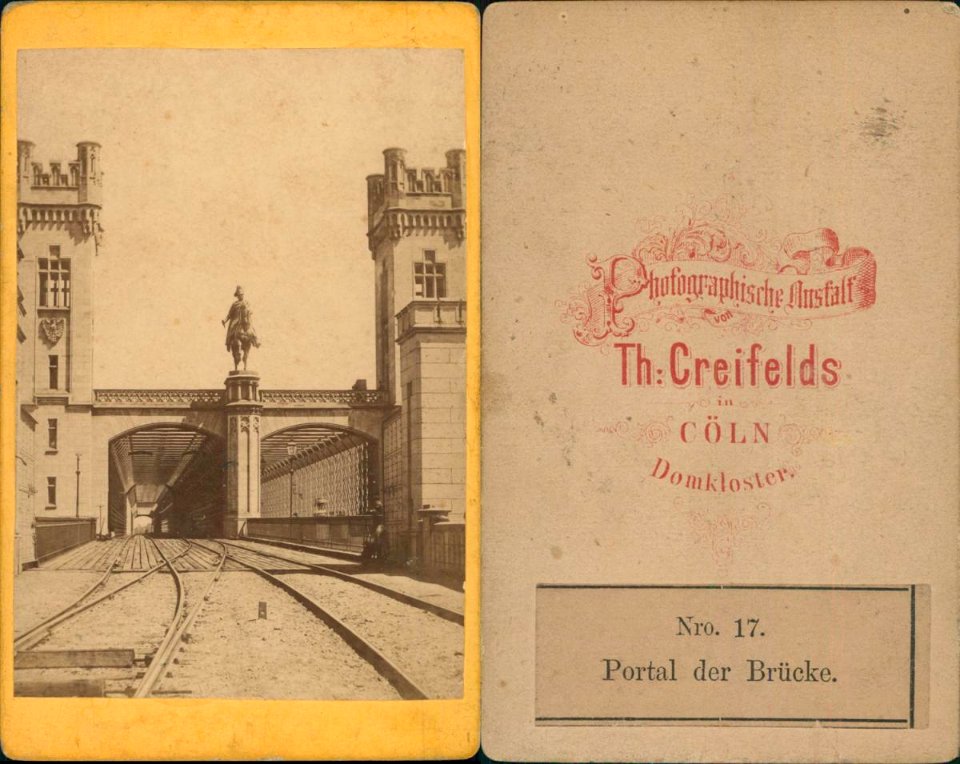 Creifelds, Theodor - Köln, Portal der Dombrücke, um 1875 (uncropped)