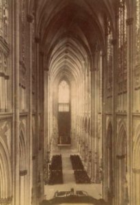 Creifelds, Theodor - Kölner Dom, Innenraum, um 1870