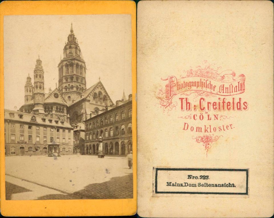 Creifelds, Theodor - Mainzer Dom von Südwesten, um 1875 (uncropped)