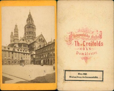 Creifelds, Theodor - Mainzer Dom von Südwesten, um 1875 (uncropped)