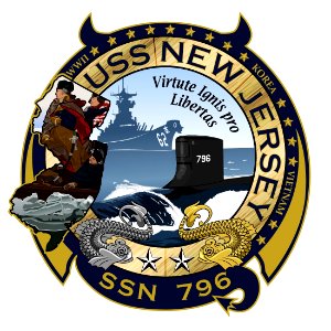 Crest of USS New Jersey (SSN-796)