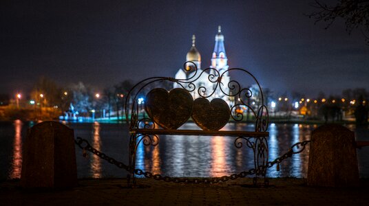 Reflection lights night
