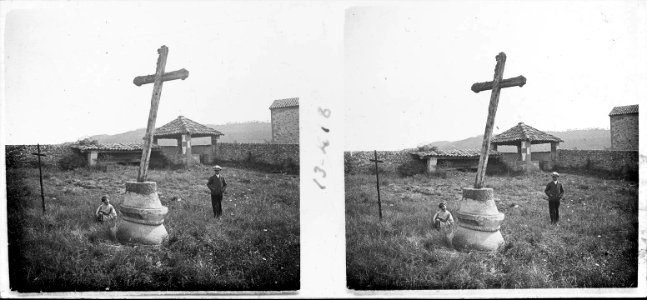 Creu al cementiri de Sant Martí de Merlès