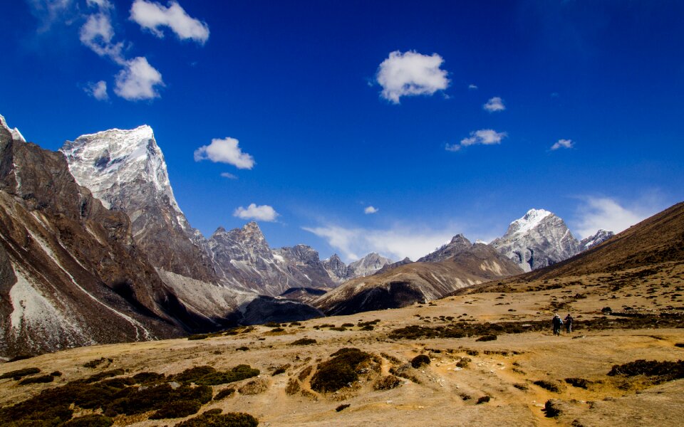 Nepal the himalayas mountains photo