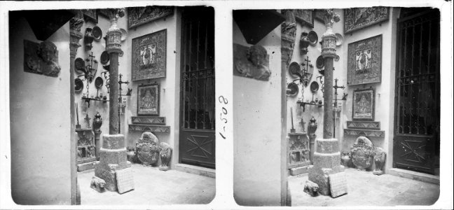 Creu de Tamarit a una sala del museu diocesà de Tarragona