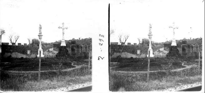 Creu de terme a un camí de Sant Vicenç dels Horts
