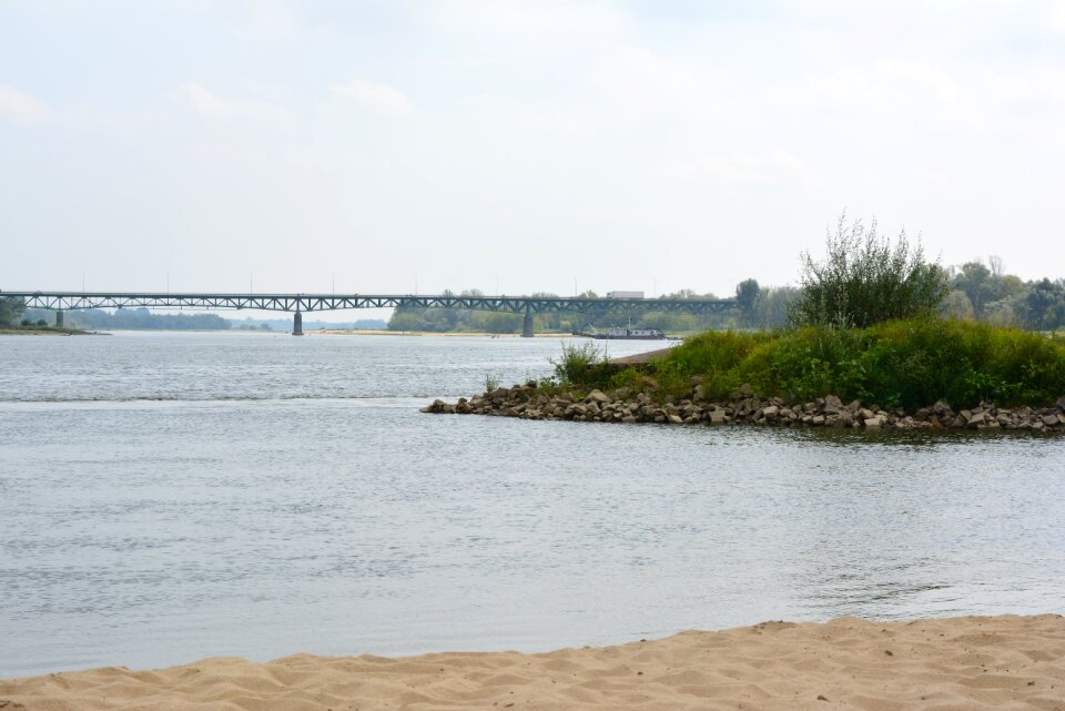 Riverbank wisla landscape
