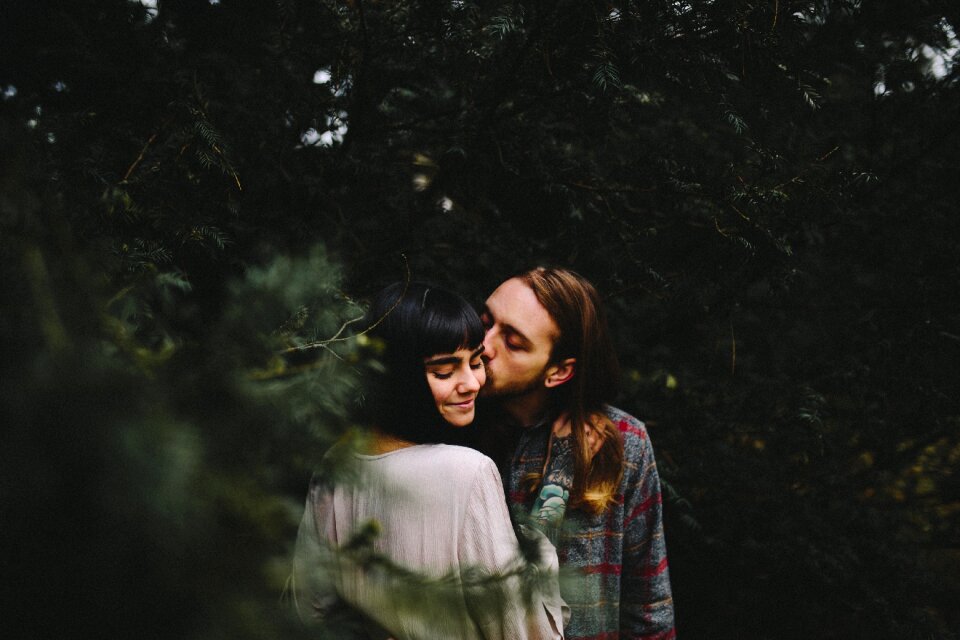 Outdoor people couple