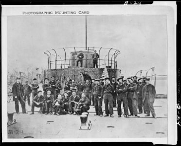 Crew of Monitor on James River, Virginia. (3995278245)