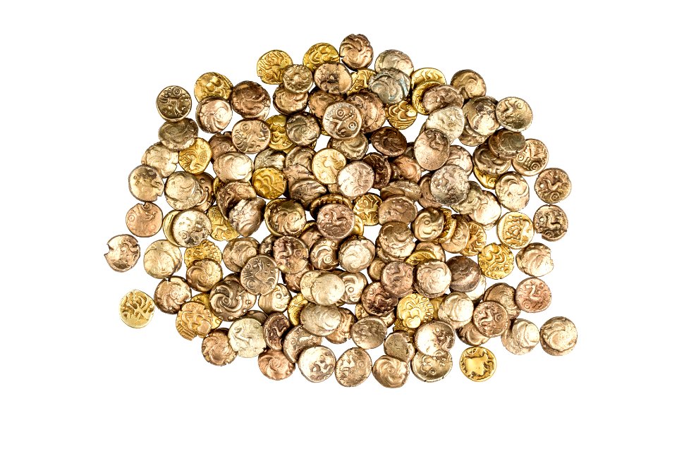 De goudschat van Heers, 55 tot 50 VC, vindplaats- Vechmaal, Bornebeemden, collectie Gallo-Romeins Museum Tongeren, Goudschat Heers