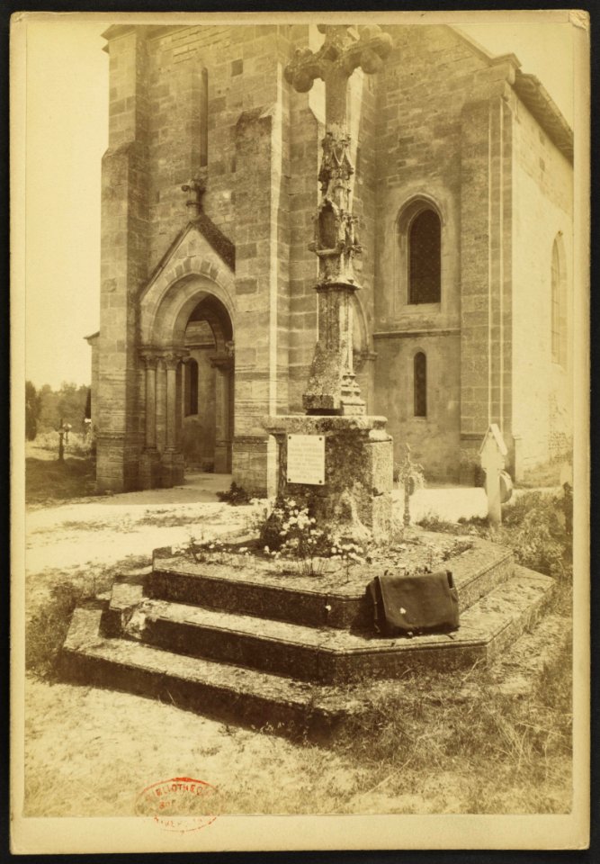Croix de cimetière de Sadirac - J-A Brutails - Université Bordeaux Montaigne - 0073