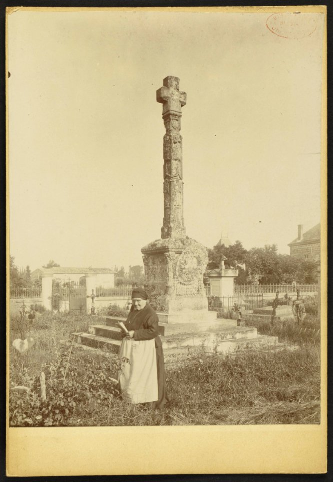 Croix de cimetière de Saint-Pey-D'Armens - J-A Brutails - Université Bordeaux Montaigne - 0593